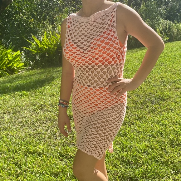 Beach cover-up hand made - Picture 2 of 7